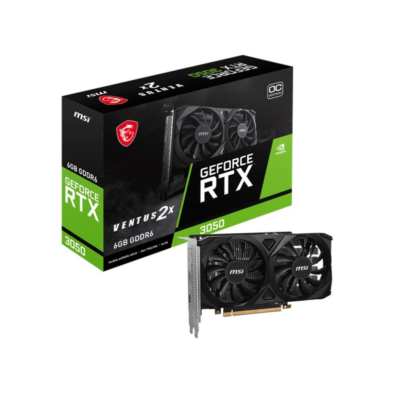 GeForce RTX 3050 VENTUS 2X 6G OC - Grafikkarten